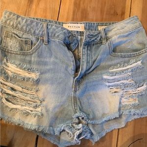 PACSUn denim shorts  high rise size 26. #A4